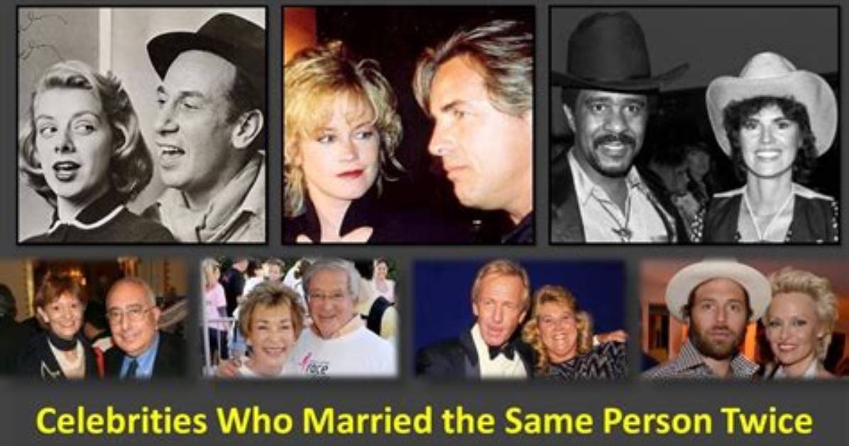15 Celebrities Who Married the Same Person Twice