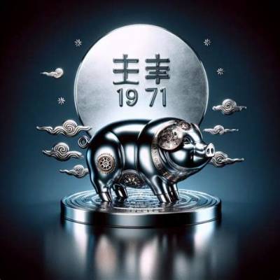 1971 Chinese Zodiac | Metal Pig