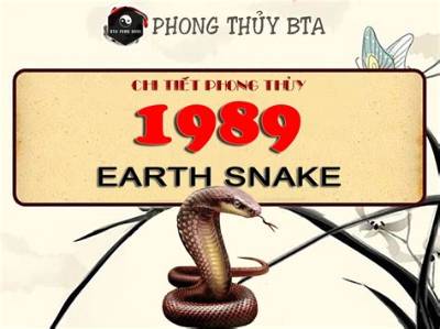 1989 Chinese Zodiac | Earth Snake