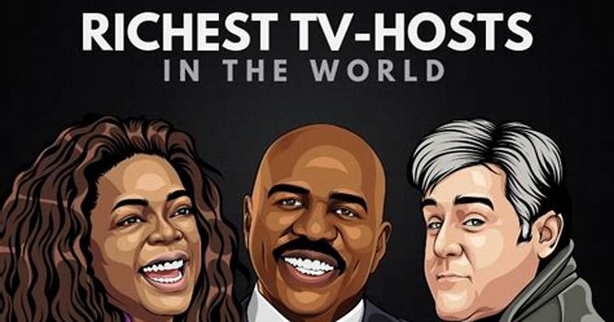 20 Richest Television Hosts and Their Net Worth in the World