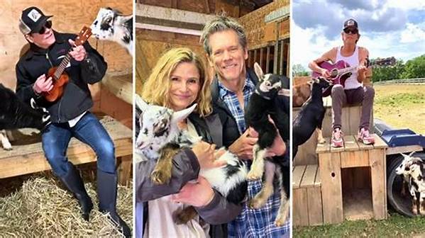 A Cute Compilation of Kevin Bacon Singing to His Goats
