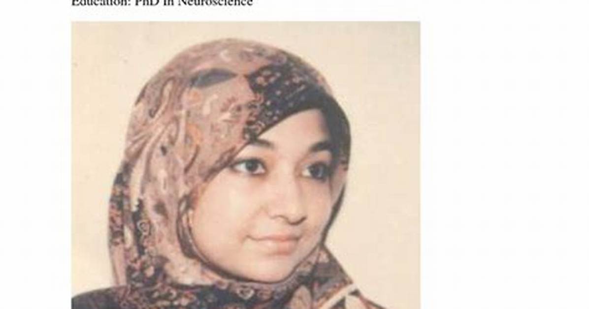 Aafia Siddiqui Age, Facts, Wikipedia, Who, Nationality, Biography