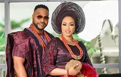 Actor, Bolanle Ninalowo Reunites with His Wife After Arriving from London