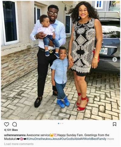 Actress, Uchenna Nnanna and Her Family Arrive in Germany, Shares Lovely Video Online