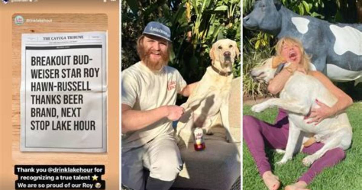 After Superbowl Ad, Goldie Hawn and Kurt Russell’s Dog Lands First Brand Partnership