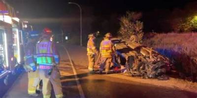 Alcohol, Speed Suspected in Rollover Crash South of Colorado Springs Thursday Morning