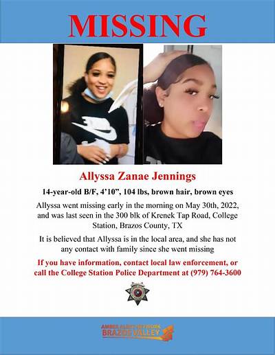 Allyssa Jennings Missing Case Comes to an End