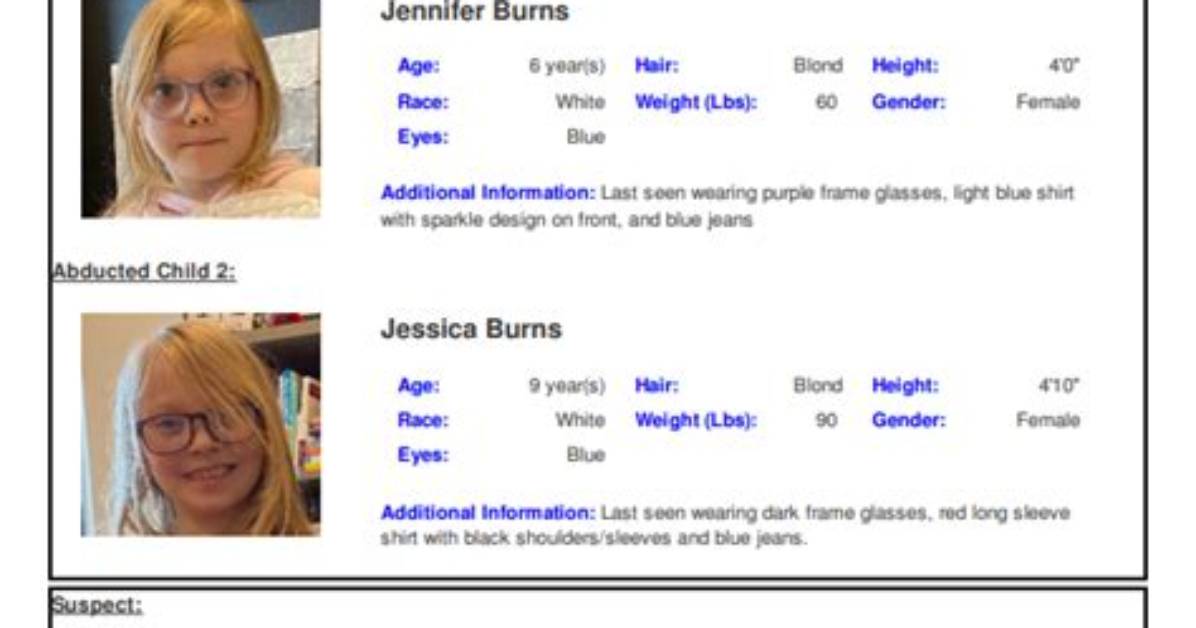 Amber Alert Issued for Texas Sisters, Ages 6 and 9, Allegedly Abducted by Grandmother