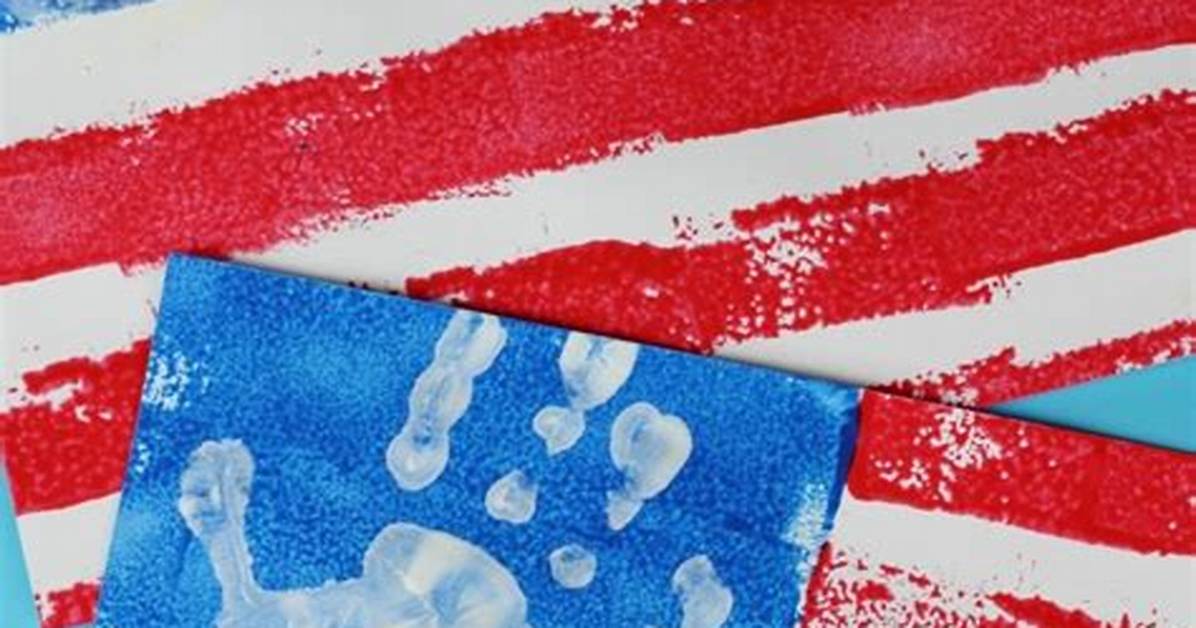 American Flag Crafts for July 4Th