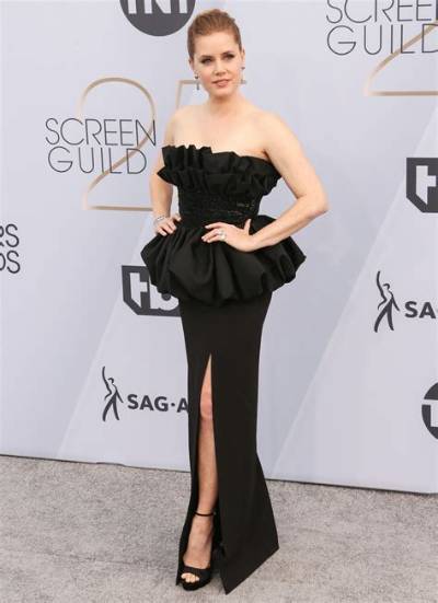 Amy Adams in a Peplum’d Celine at the Sags: Lovely & Perpetually Snubbed?