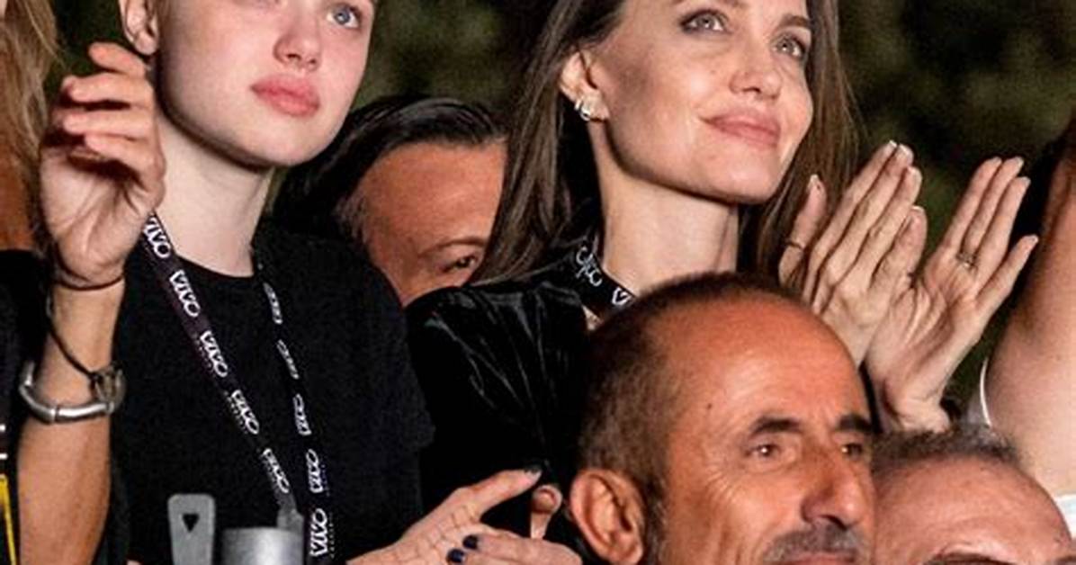 Angelina Jolie & Shiloh Had a Great Time at Måneskin’s Concert in Rome