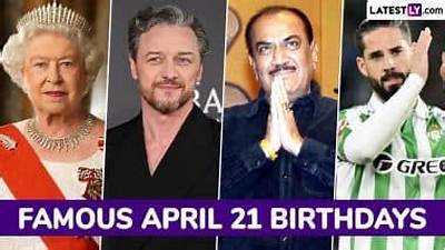 April 21 Birthdays by Profession