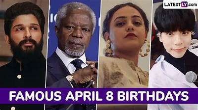 April 8 in Entertainment | Famous Birthdays