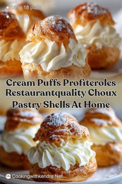 Are Profiteroles the Same as Cream Puffs?