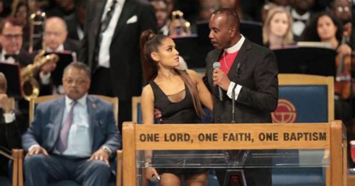 Ariana Grande Was Groped by the Bishop at Aretha Franklin’s Memorial Service
