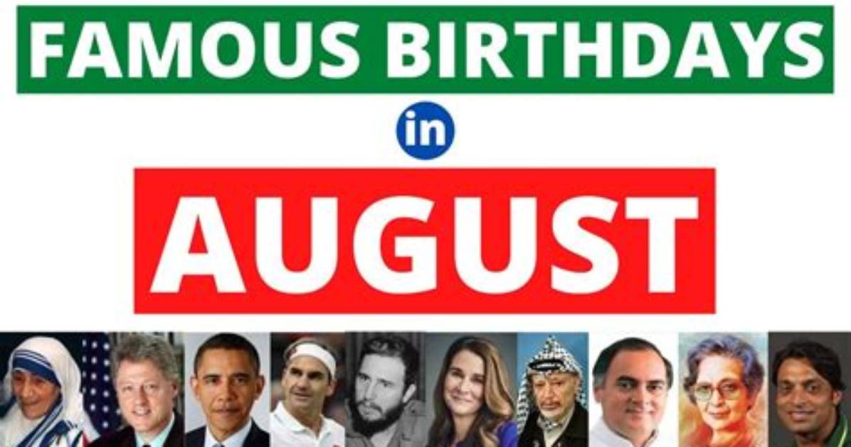 August 20 Birthdays | Famous Birthdays