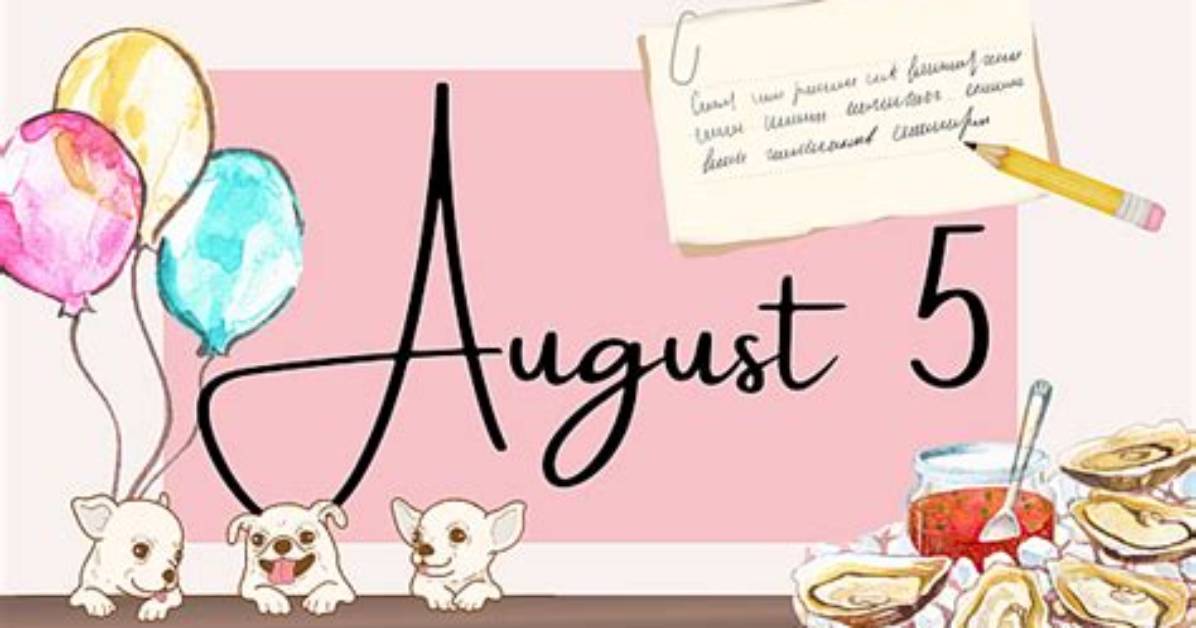 August 5 Birthdays by Profession