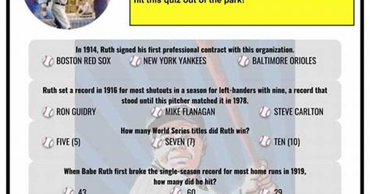 Babe Ruth - Trivia, Family, Bio