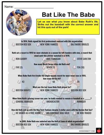 Babe Ruth - Trivia, Family, Bio