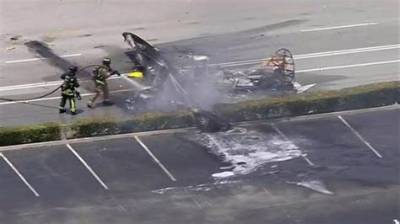 Banner Plane Crashes in Hollywood, Prompting Tributary Messages Online for Dead Pilot