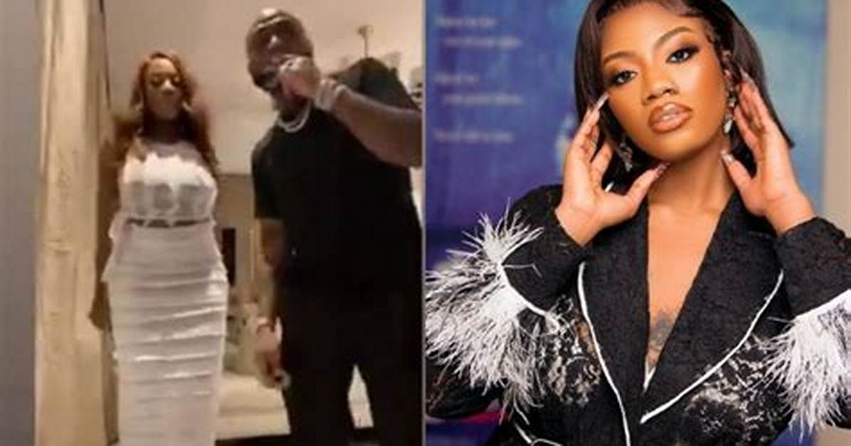 Bbn’s Beauty Meets Singer Davido and Baby Mama, Chioma at Their Son, Ifeanyi’s Birthday Party