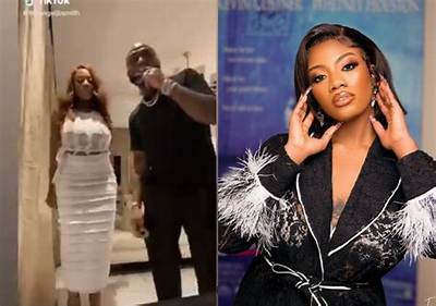 Bbn’s Beauty Meets Singer Davido and Baby Mama, Chioma at Their Son, Ifeanyi’s Birthday Party