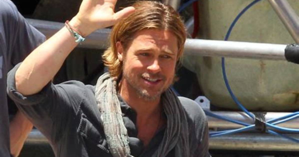 Brad Pitt’s Post-Apocalyptic Vision Involves Man-Scarves