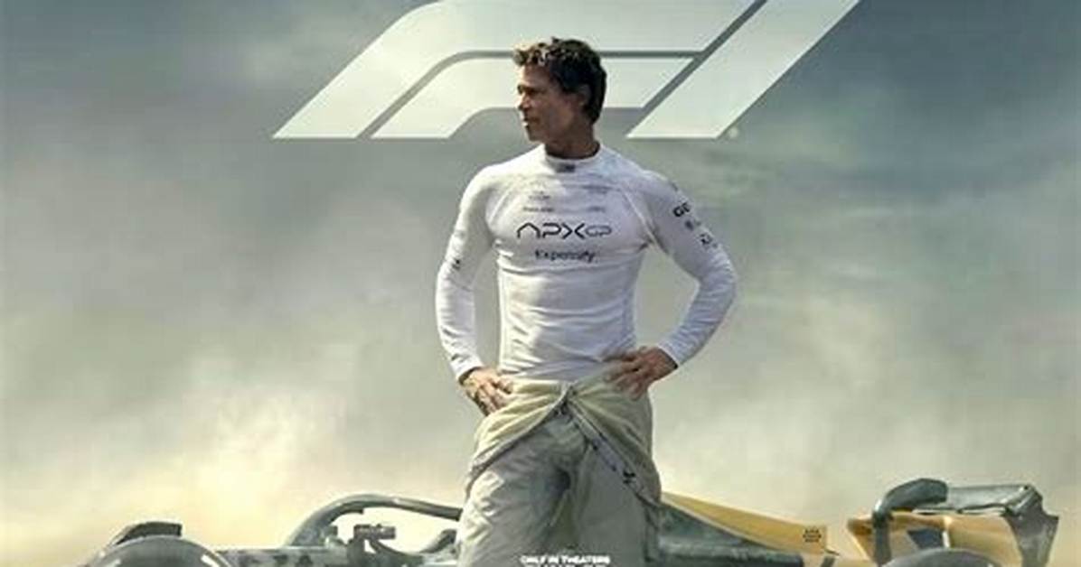 Brad Pitt Went to the Formula 1 Grand Prix in Austin & Brushed off Martin Brundle