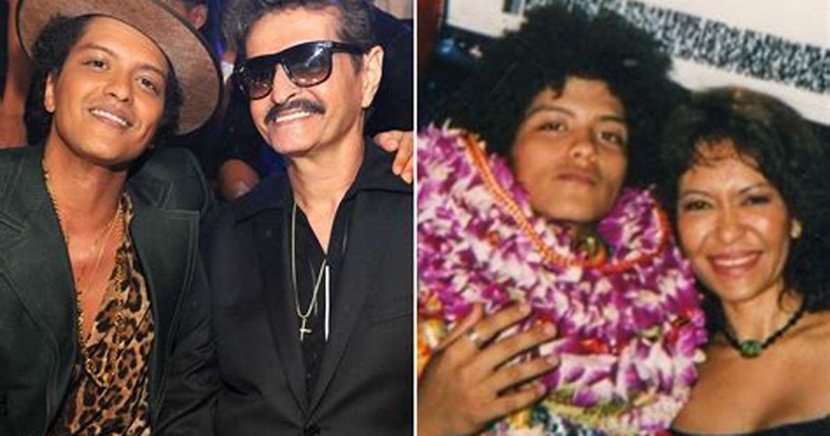 Bruno Mars Parents: Bernadette San Pedro Bayot and Peter Hernandez