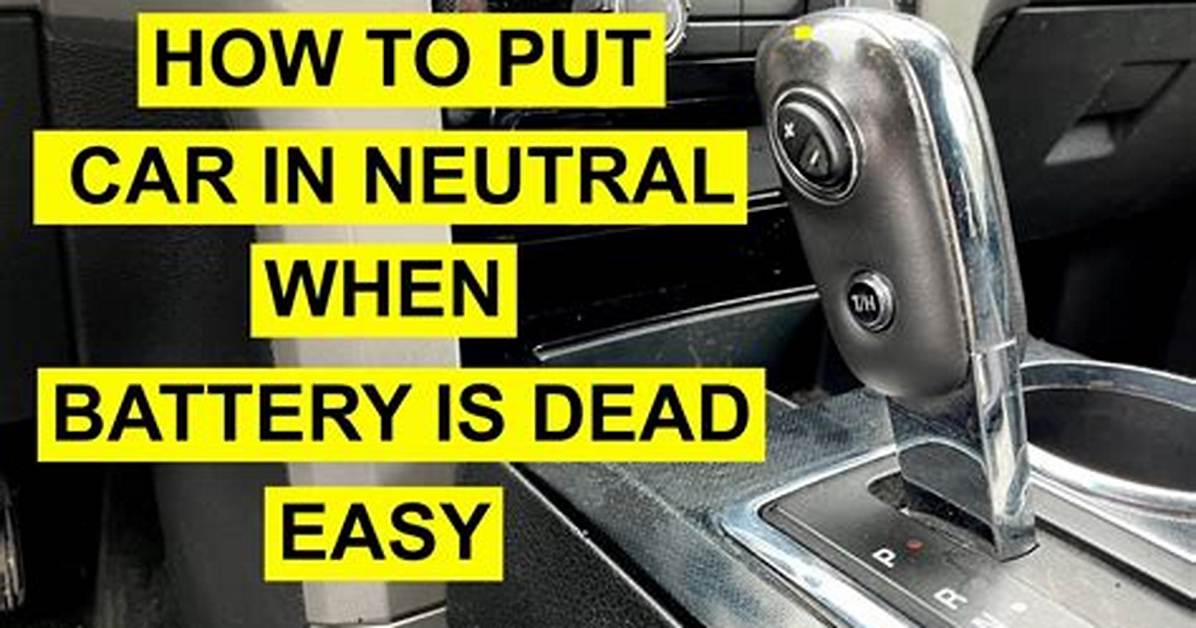 Can a Car Start in Neutral?
