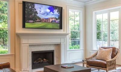 Can a Tv Be Mounted Above an Electric Fireplace?