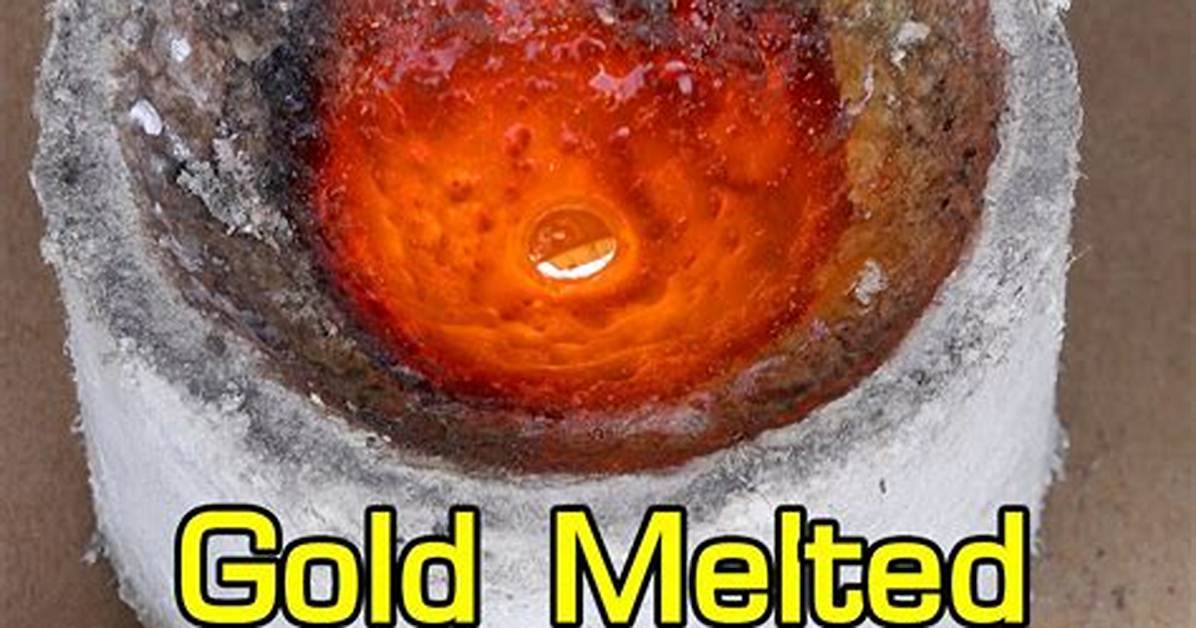 Can a Wood Fire Melt Gold?