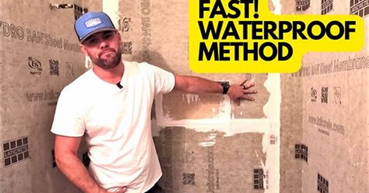 Can Hardie Backer Board Get Wet?