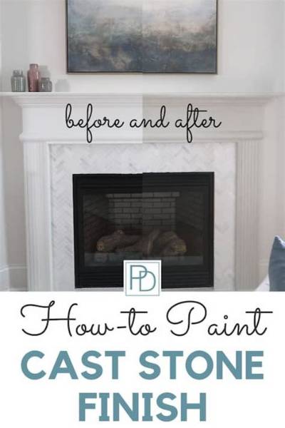 Can I Paint My Cast Stone Fireplace?