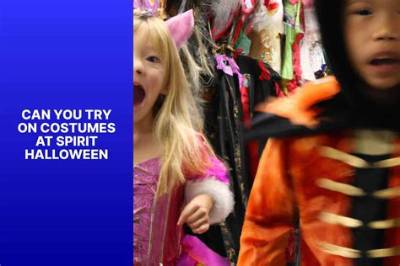 Can I Try on Costumes at Party City?