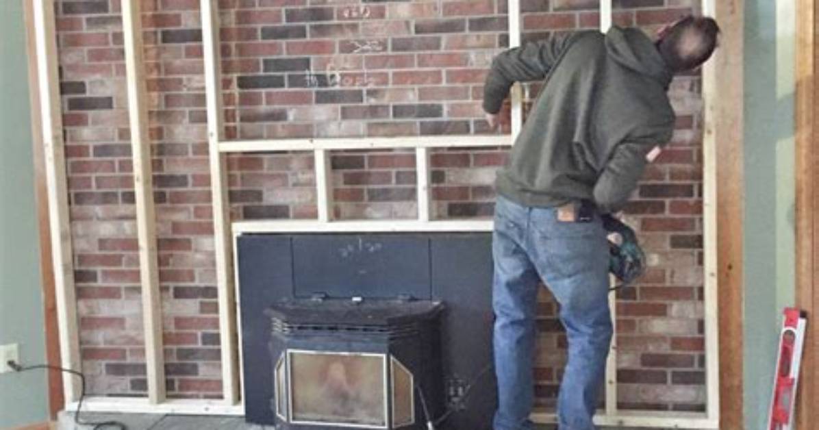 Can You Cover Brick Fireplace with Drywall?
