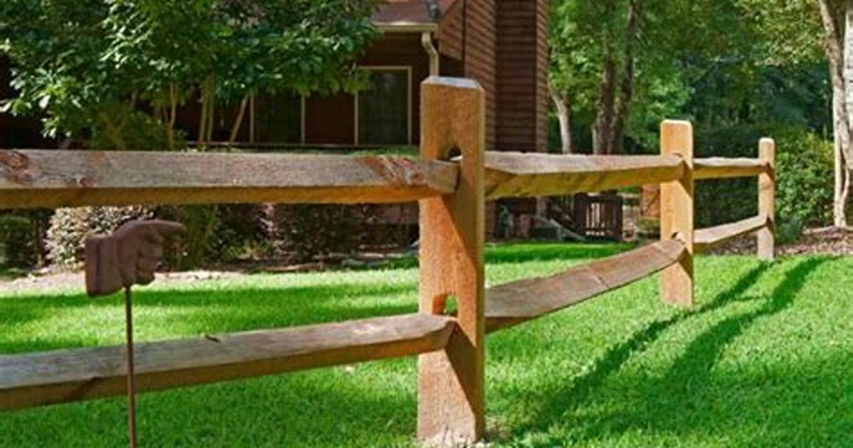 Can You Paint a Split Rail Fence?