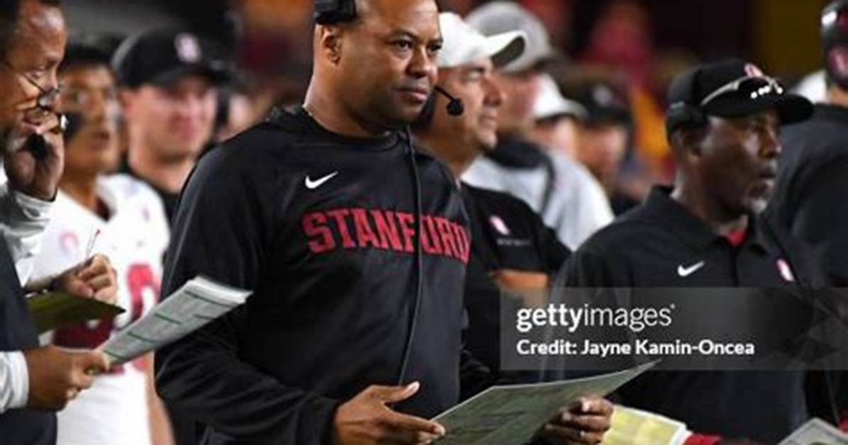 Cardinal Head Coach David Shaw Is the Son of Legendary Football Player-Coach Willie Lorenzo Shaw