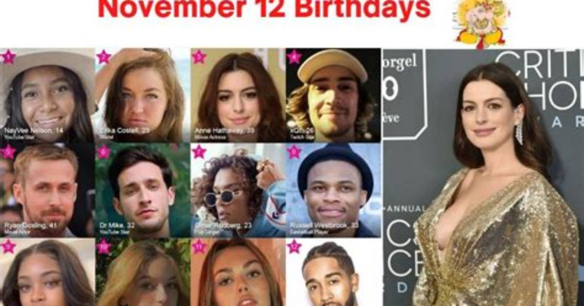 Celebrities Born on Nov 12