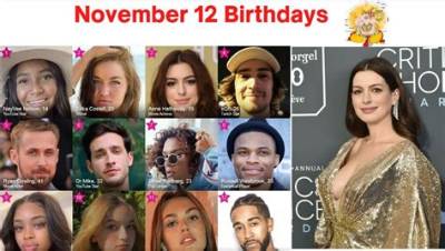 Celebrities Born on Nov 12