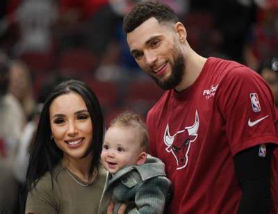 Chicago Bulls Star Zach Lavine and Wife Hunter Mar Is Parents to First Son Saint!