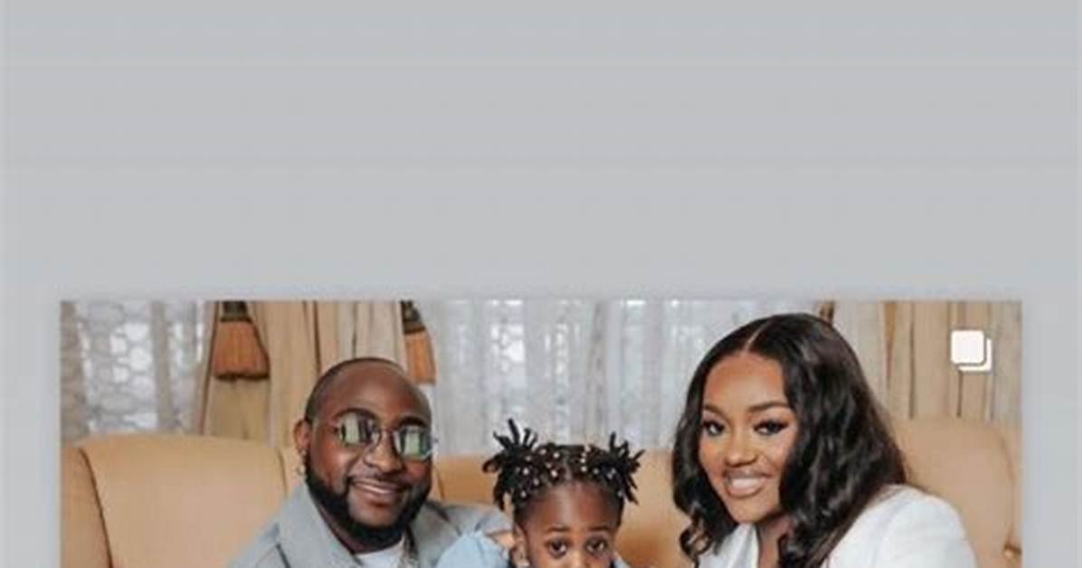 Chioma Reacts as Davido Shares Rare Family Photo with Her and Son, Ifeanyi