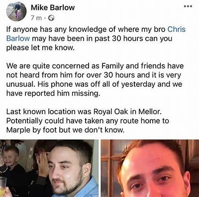 Chris Barlow Missing – Where Was He Last Seen?