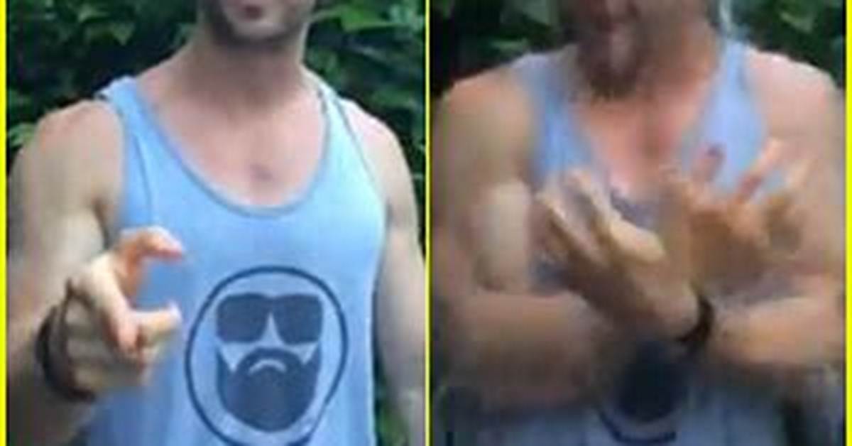 Chris Hemsworth Did the Als Ice Bucket Challenge Too: Cute or Too Many Clothes?