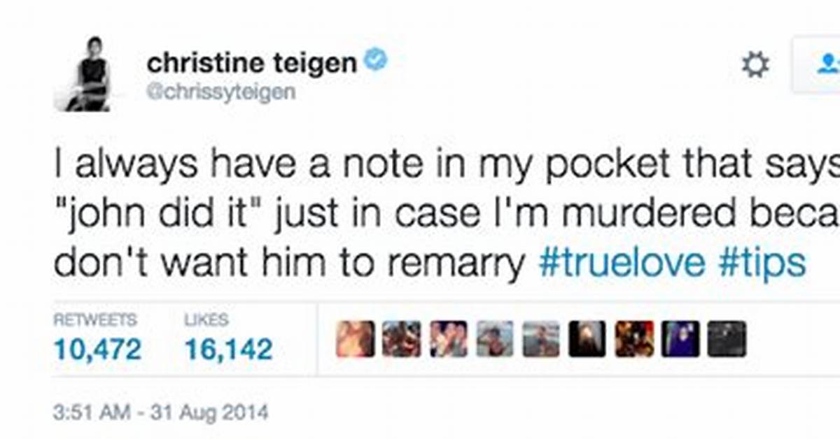 Chrissy Teigen's Funniest Tweets About 90 Day Fiancé
