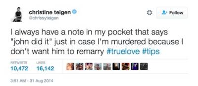 Chrissy Teigen's Funniest Tweets About 90 Day Fiancé