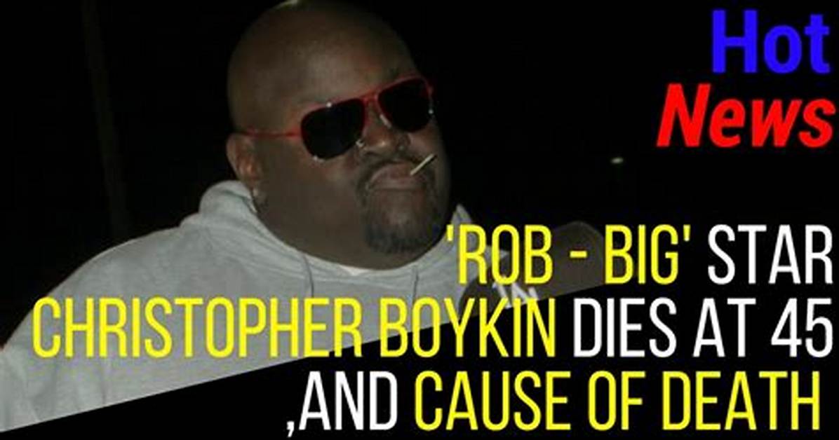 Christopher Boykin Cause of Death, How Did Christopher Boykin Die?