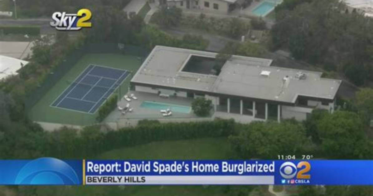 David Spade House Burglarized-Victim of $80,000 Cash and Jewelry in Beverly Hills Home, Also the Safe Had Family Heirloom! !