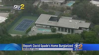 David Spade House Burglarized-Victim of $80,000 Cash and Jewelry in Beverly Hills Home, Also the Safe Had Family Heirloom! !