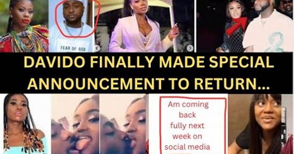 Davido Has Made a Special Announcement on Social Media
